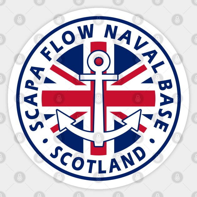 Scapa Flow Naval Base Sticker by Lyvershop